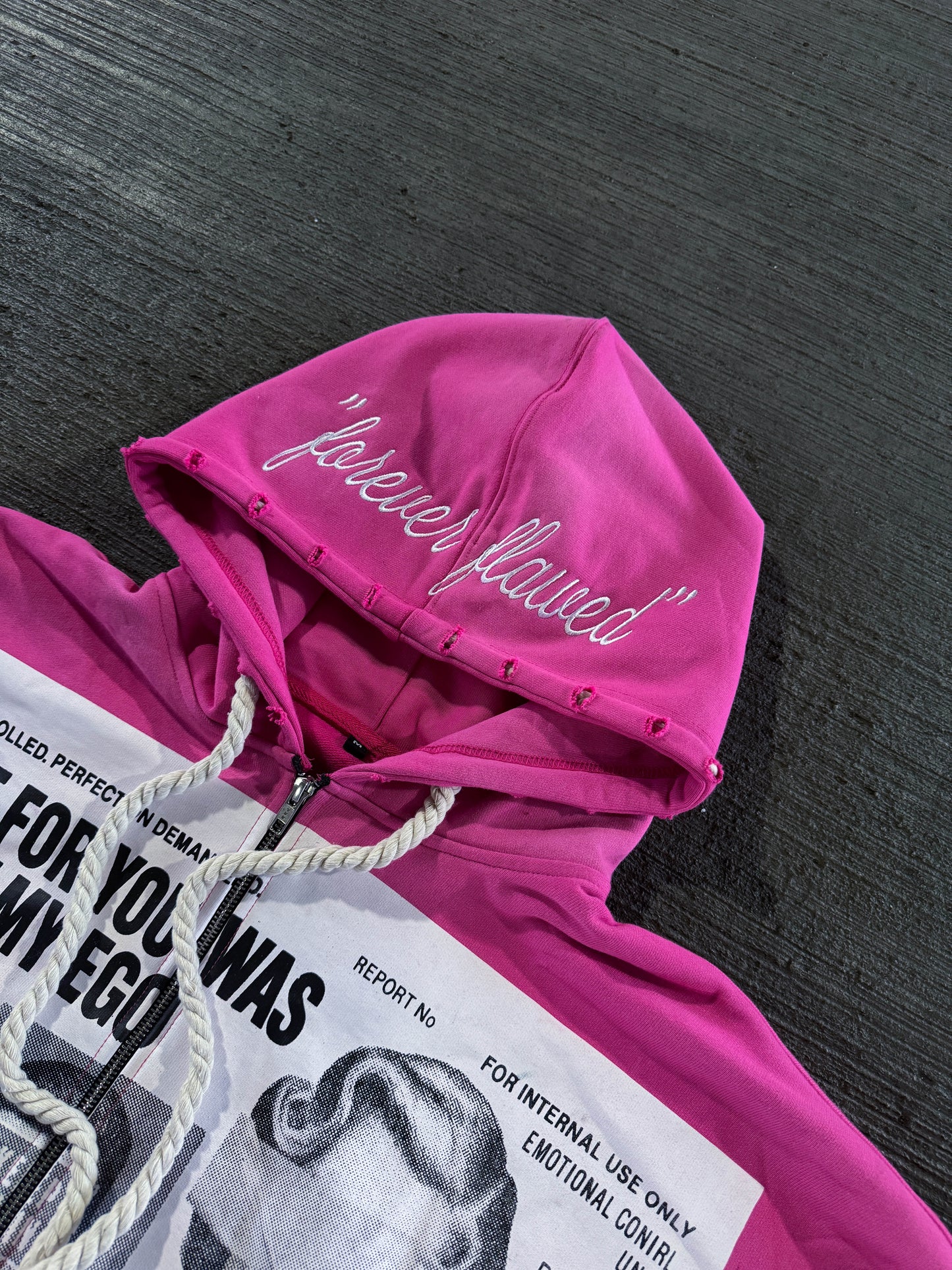 FOREVER FLAWED HOODIE